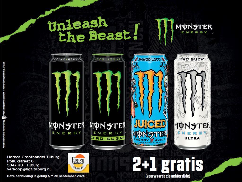 Monster Energy 2+1 gratis