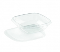 SQUARE BOWL 250ML CLEAR 15008