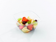 SQUARE BOWL 375ML CLEAR 15012