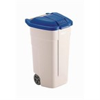 AFVALCONTAINER BLAUW 100LTR