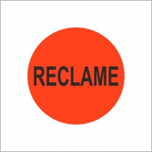 STICKERS "RECLAME" ROND