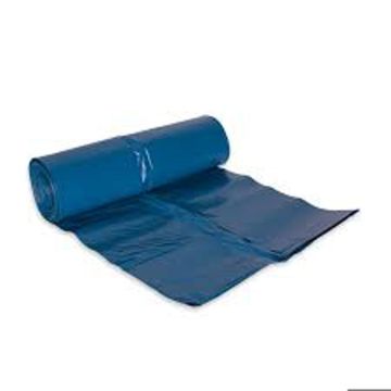 AFVALZAK 90X110 LDPE T70 BLAUW