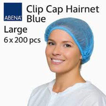 HAARNETJES CLIP CAP BLAUW 53CM