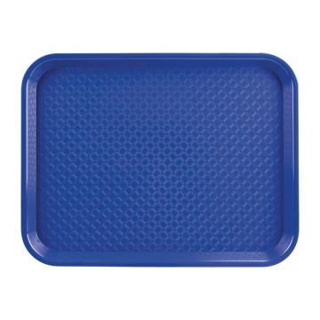 FASTFOOD DIENBLAD BLAUW 345(B) x 265(D)mm