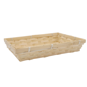 MANDJE BAMBOE RECHTHOEK 30X20X5CM