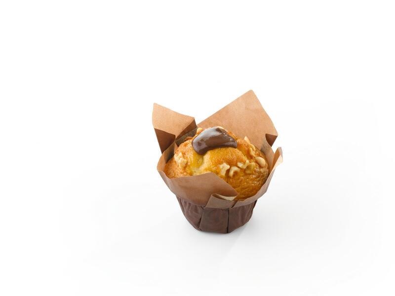 MUFFIN VANILLE MET CACAOHAZELNOOTVULLING A230